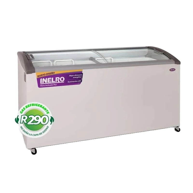 Freezer Inelro FIH-550 PI+ Gris con Led  