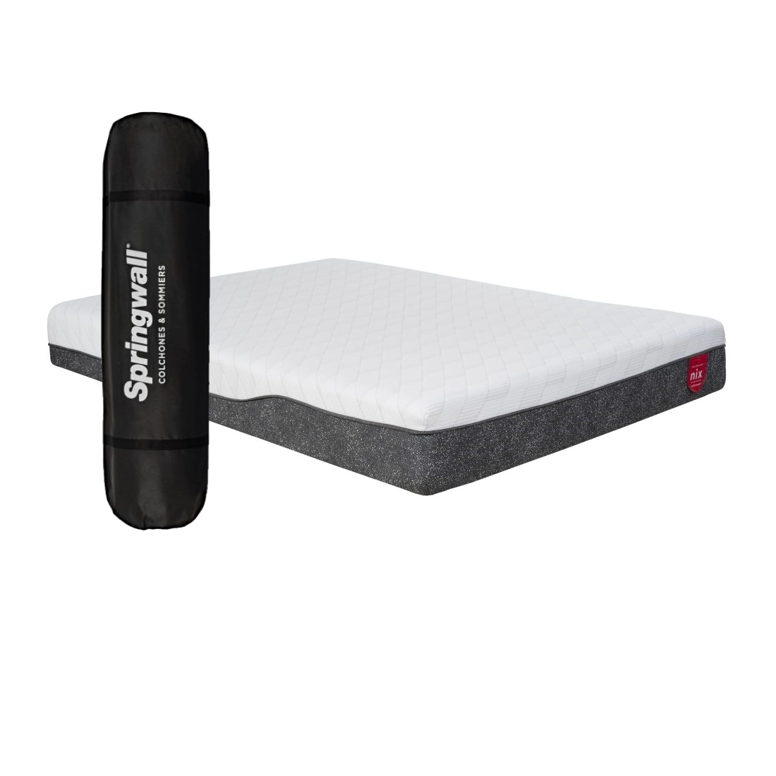 Colchon Springwall Nix R=110Kg 140x190x23 En Bolso 