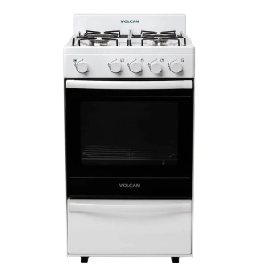 Cocina Volcan 87144VM  50cm  Blanca Multigas 
