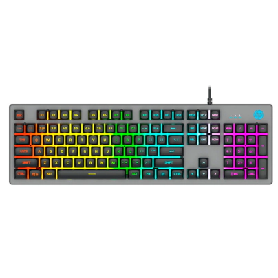 Teclado HP K500F Gamer Membrana Con Luz  