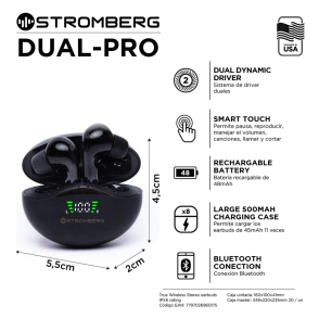 Auriculares Stromberg Range-Pro Touch