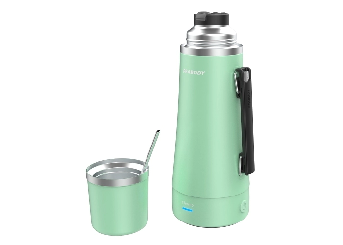 Termo Peabody Verde ETA1001V Con Mate y Bombilla  