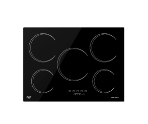 Anafe TST Vitro 5 focos Negro  