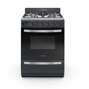 Cocina Ormay Evo Negra Pirometro Digital 