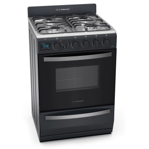 Cocina Ormay Evo Negra Pirometro Digital
