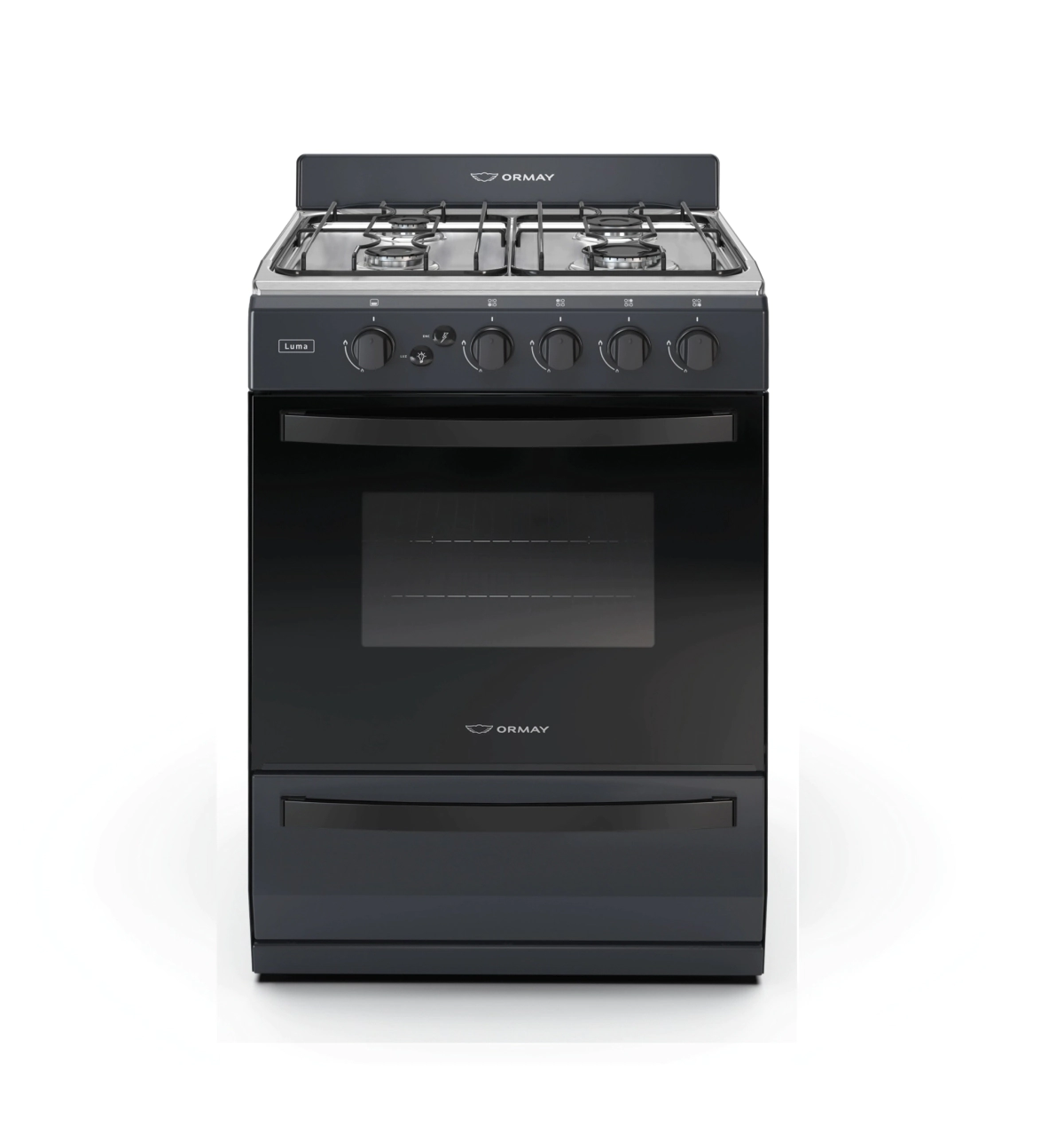 Cocina Ormay Luma Negra Con Encendido  