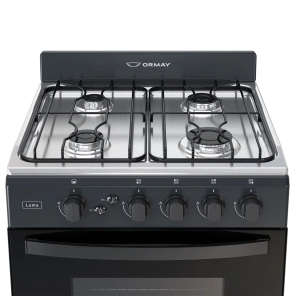 Cocina Ormay Luma Negra Con Encendido