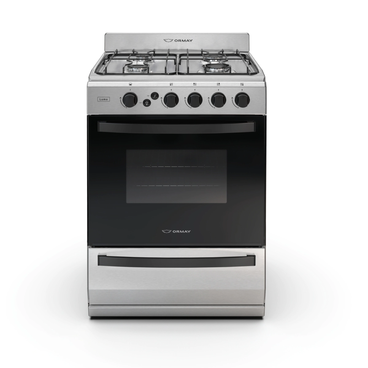 Cocina Ormay Luma Acero Con Encendido 