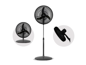 Ventilador de Pie 18"  Whitenblack WBVP18K