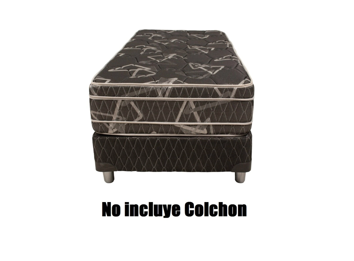 Base Nivuz  80x190 Black Extra Reforzado 