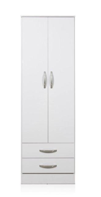 Placard Ricchezze Tana Eco 2P  2C Bco 