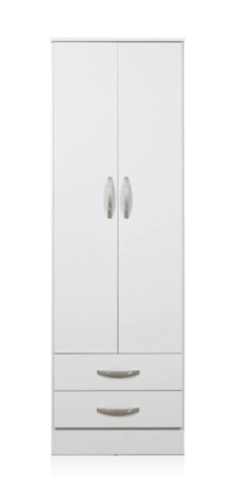Placard Ricchezze Tana Eco 2P  2C Bco 