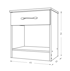 Mesa De Luz Ricchezze Ecopack 1C Moccha