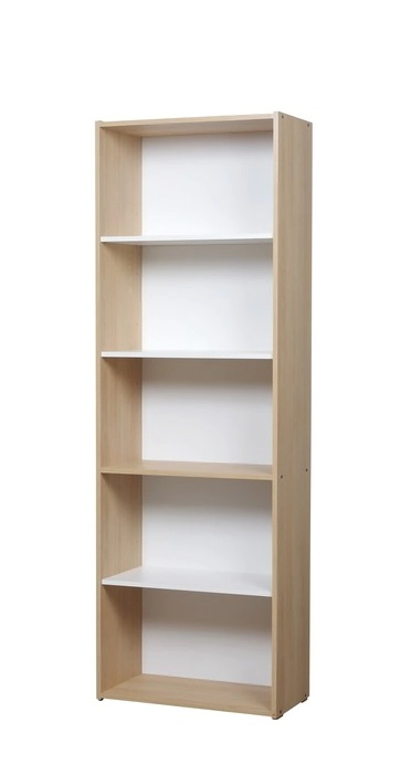 Biblioteca Ricchezze 5 Esp  Mesina Hickory/Blanc 