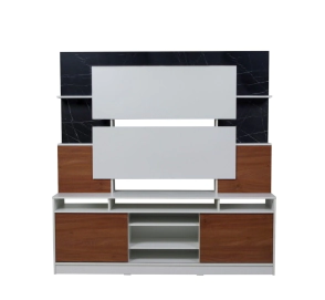 Rack Ricchezze Mesina 180 Pietra/Cognac 