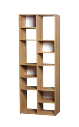 Biblioteca Ricchezze 12 Esp Mesina Hickory Nat 