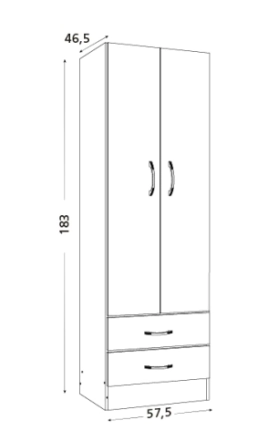 Placard Ricchezze Tana Plus 2 P. 2C  Nevada