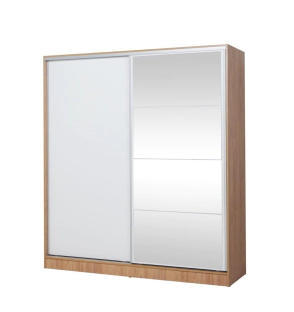 Placard Ricchezze Murano 1,80  Hickory Bco c/Esp 