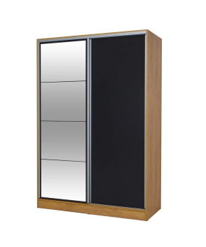 Placard Ricchezze Murano 1,40 Corr. Hickory/N c/Es 