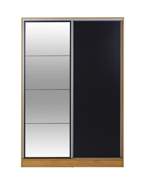 Placard Ricchezze Murano 1,40 Corr. Hickory/N c/Es