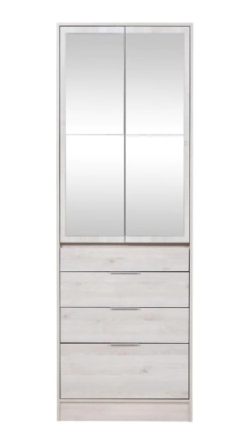 Placard Ricchezze Murano 2P  4C Pino Blanco c/Esp