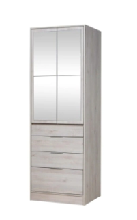 Placard Ricchezze Murano 2P  4C Pino Blanco c/Esp 