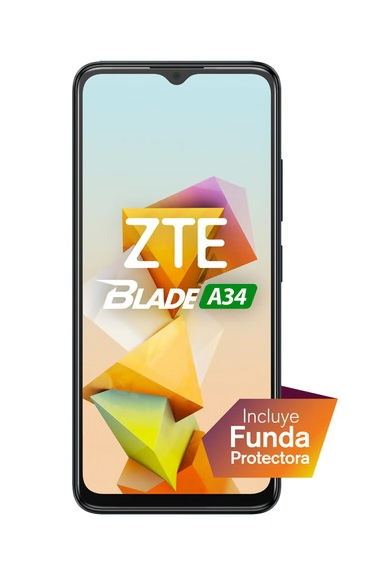 Celular ZTE A34 Gray RVA Octa core - 6.6