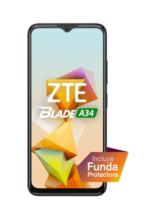Celular ZTE A34 Gray RVA Octa core - 6.6