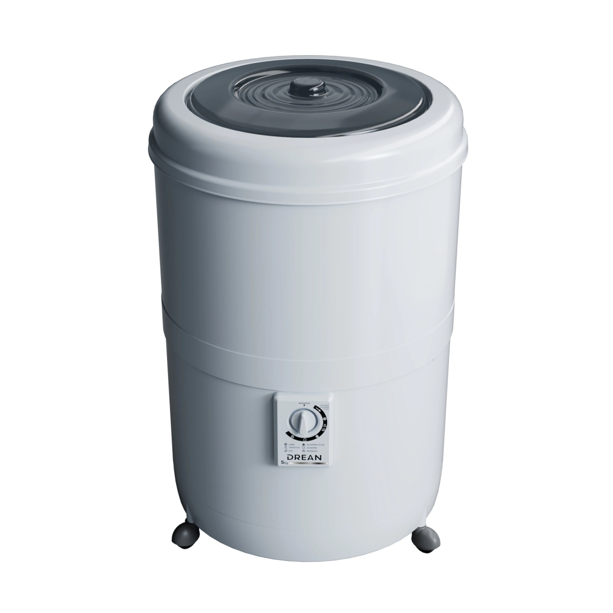 Lavarropas Drean Redondo 5Kg - 6 Prog. LRDR56SB Semi Automatico