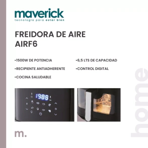 Freidora Maverick AIRF6 6 Litros  - 1500W