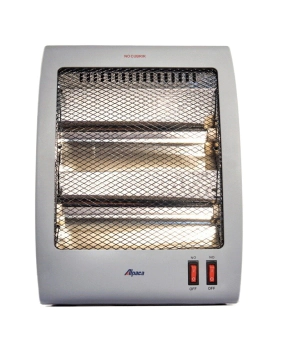 Estufa Cuarzo Alpaca  PRH04N 2 Velas   