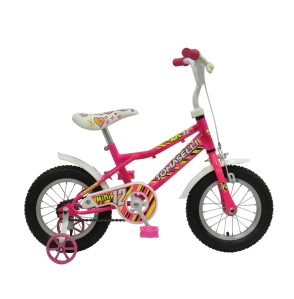 Bicicleta Tomaselli R12 Ruedas Macizas Rosa 