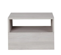 Mesa De Luz Ricchezze Murano Flotante Pino Blanco  