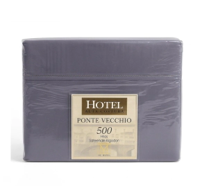 Sabana Hotel King Size 500 Hilos 100% Alg, Gris   