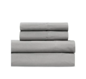 Sabanas Hotel King Size 250 Hilos Gris 100% Alg.
