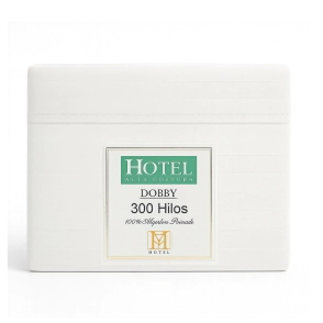 Sabanas Hotel King Size 300 Hilos Blanca 100% Alg. 