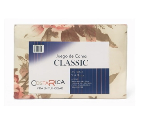Sabanas 2½ Costa Rica Microfibra 80Grs Rosas 
