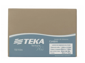 Sabanas 1 Teka 150H Ternura Plus Liso Dorado 