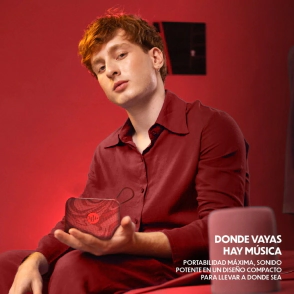 Parlante Stromberg POP Rojo 5W RMS - Luces