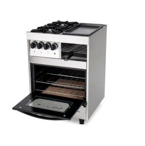 Cocina Danda SIENA 2 hornallas 60cm. Puerta de vidrio
