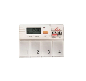Organizador P/Pildoras Gama  Digital 4 alarma