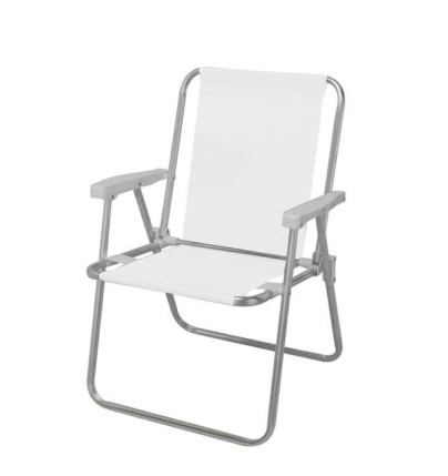 Sillon Laury Playero Sannet  Cover Bco Aluminio 