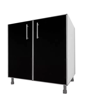 Bajo Mesada Ricchezze Lugano 0,60 cm  Negro 