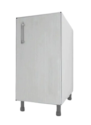 Bajo Mesada Ricchezze Lugano 40 cm Roble Blanco 