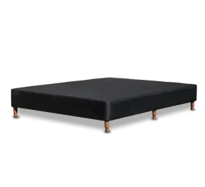 Base Ecocuero 080x190 Negro