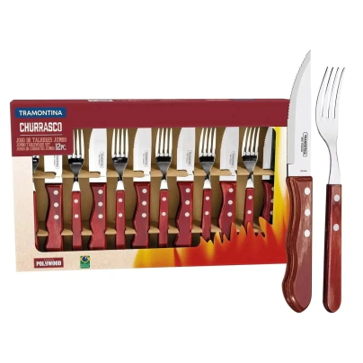 Juego Tramontina Polywood  Jumbo 5" - 12 Piezas
