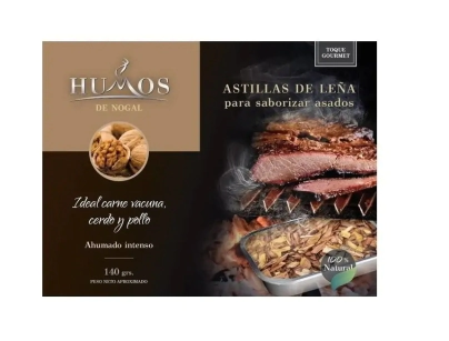 Astillas para Ahumar Humos  Nogal 140Gr