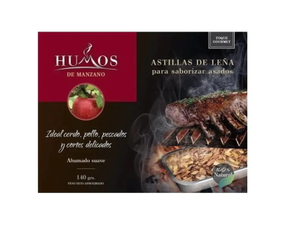 Astillas para Ahumar Humos  Manzano 140Gr