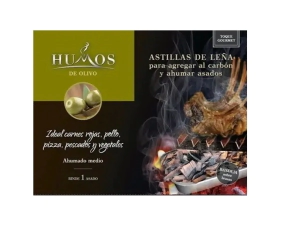 Astillas para Ahumar Humos  Olivo 140Gr
