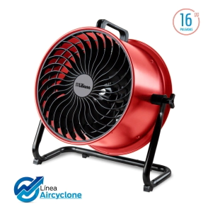 Turbo Ventilador 16" Liliana Piso/Pared/Techo Red